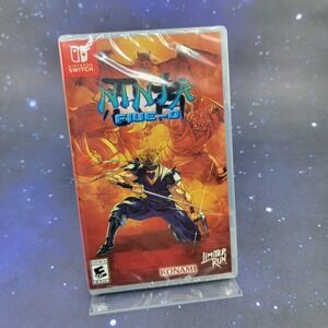 Ninja Five-O Nintendo Switch Limited Run Games #246 Konami New Sealed Physical